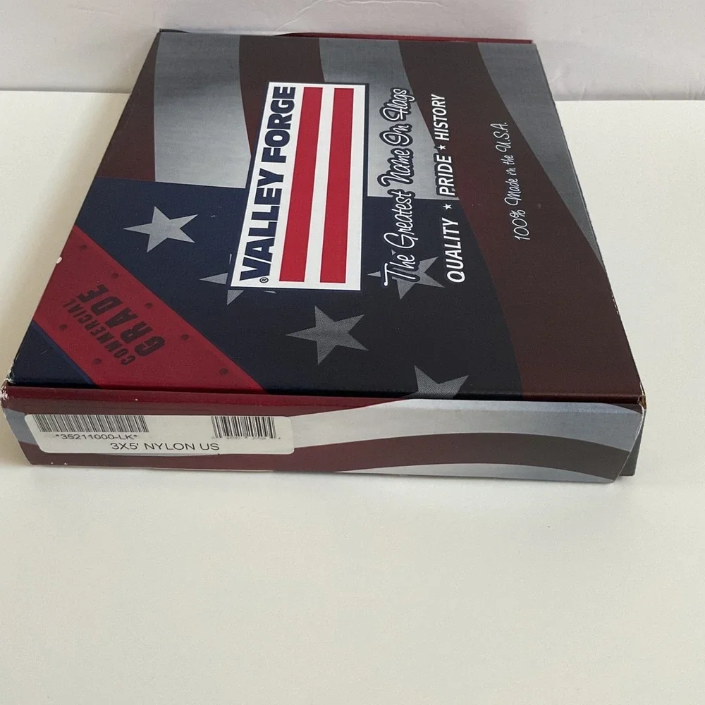 Valley Forge Perma-Nyl American Flag 3' x 5' Sewn Outdoor 100% Nylon 35211000-LK